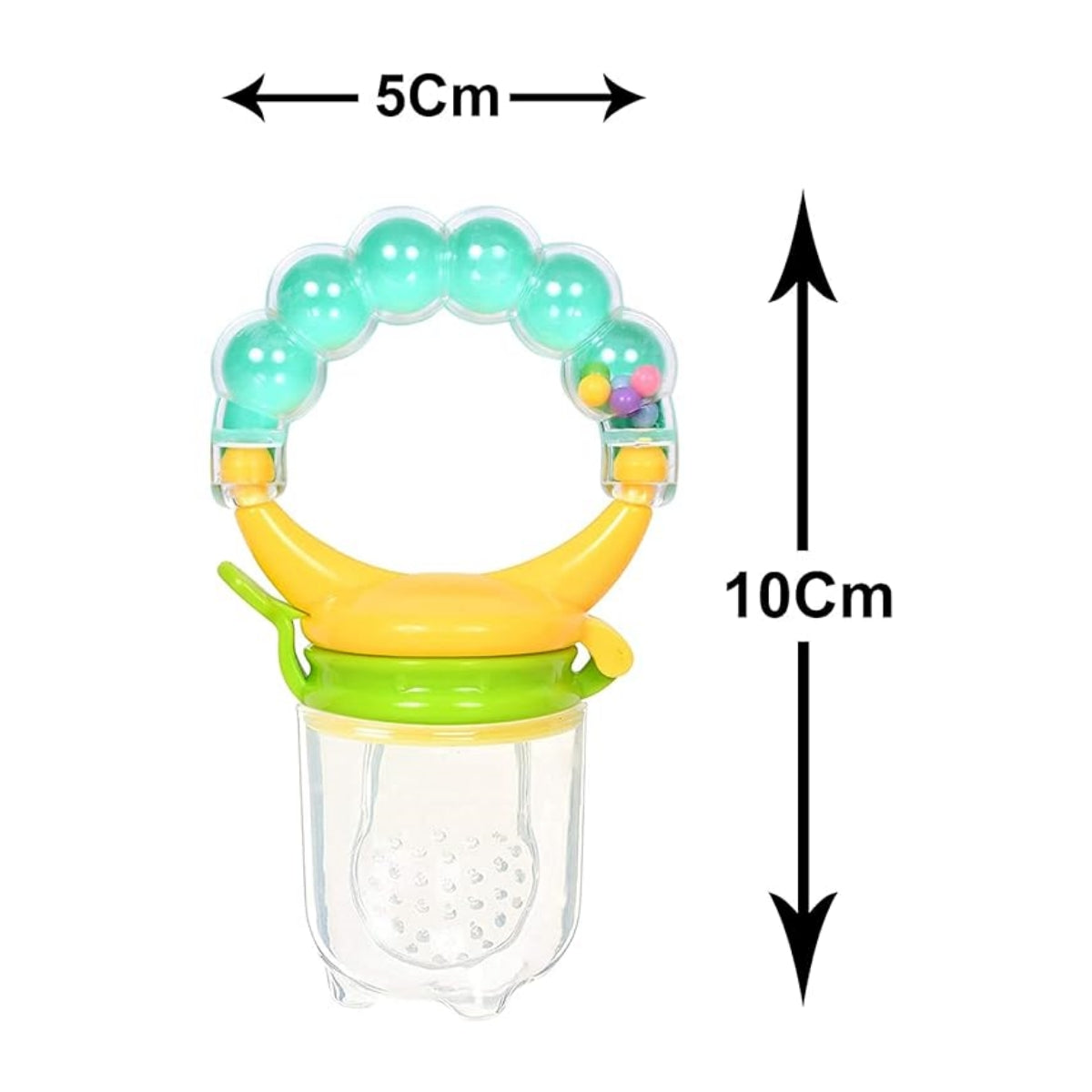 Bell Bite Bag Multi-Color Fruit Music Pacifier