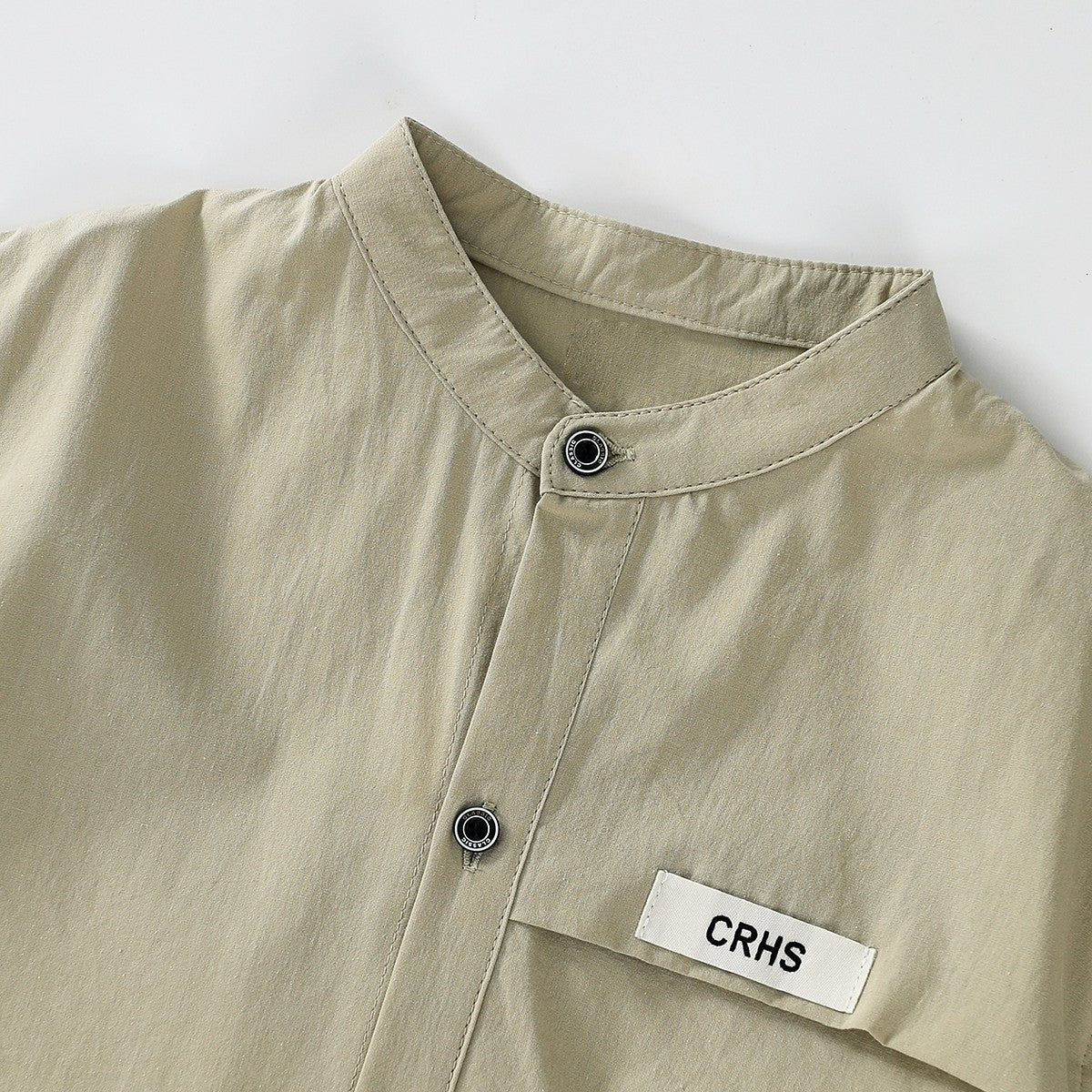 Short Stand Collar Shirt
