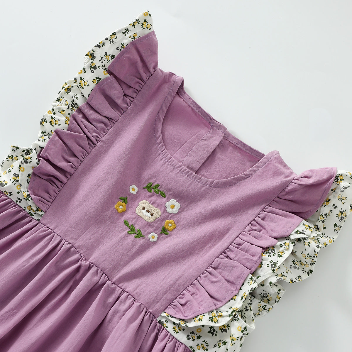 فستان الأميرة الصيفي المزهر للفتيات