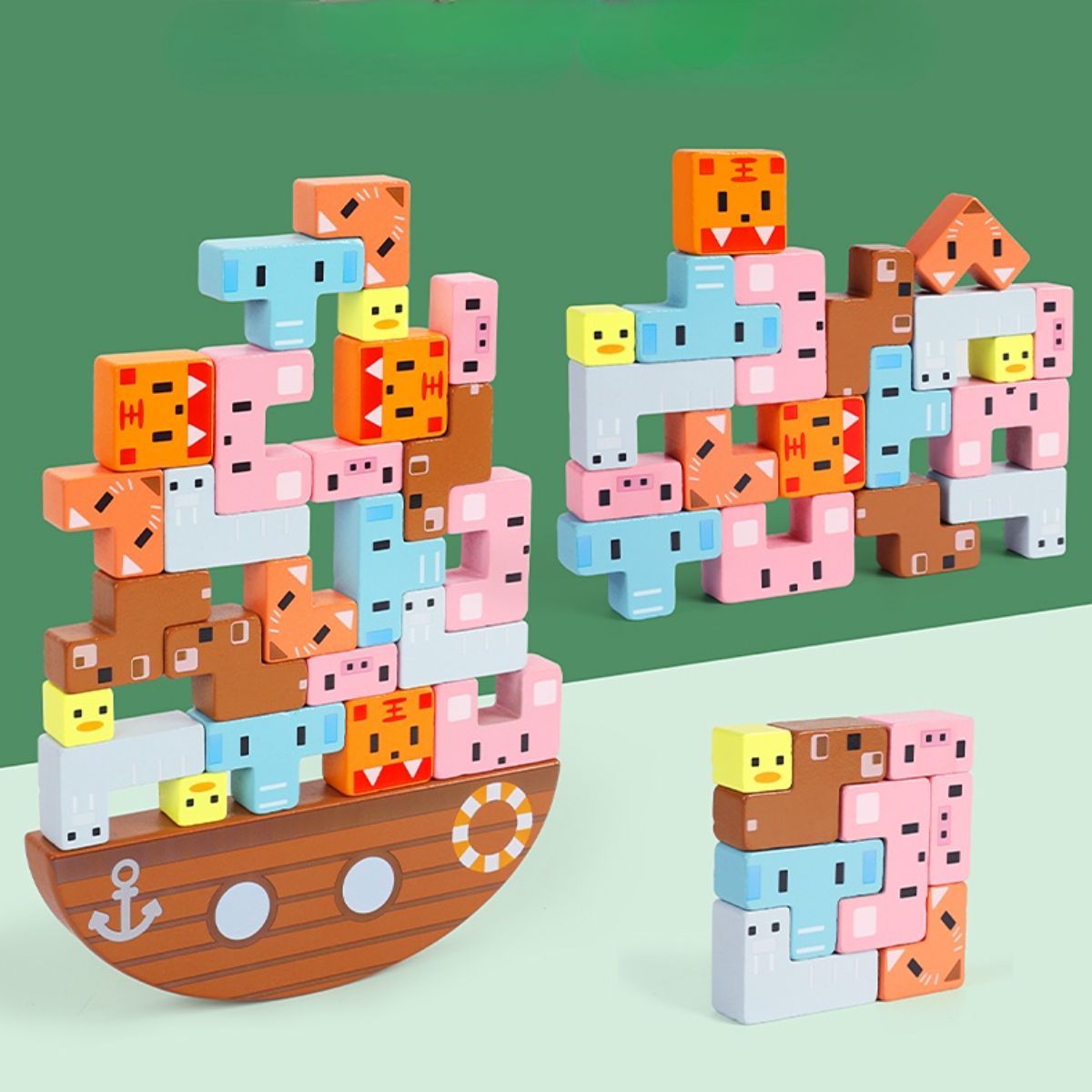 Animal balance stacking