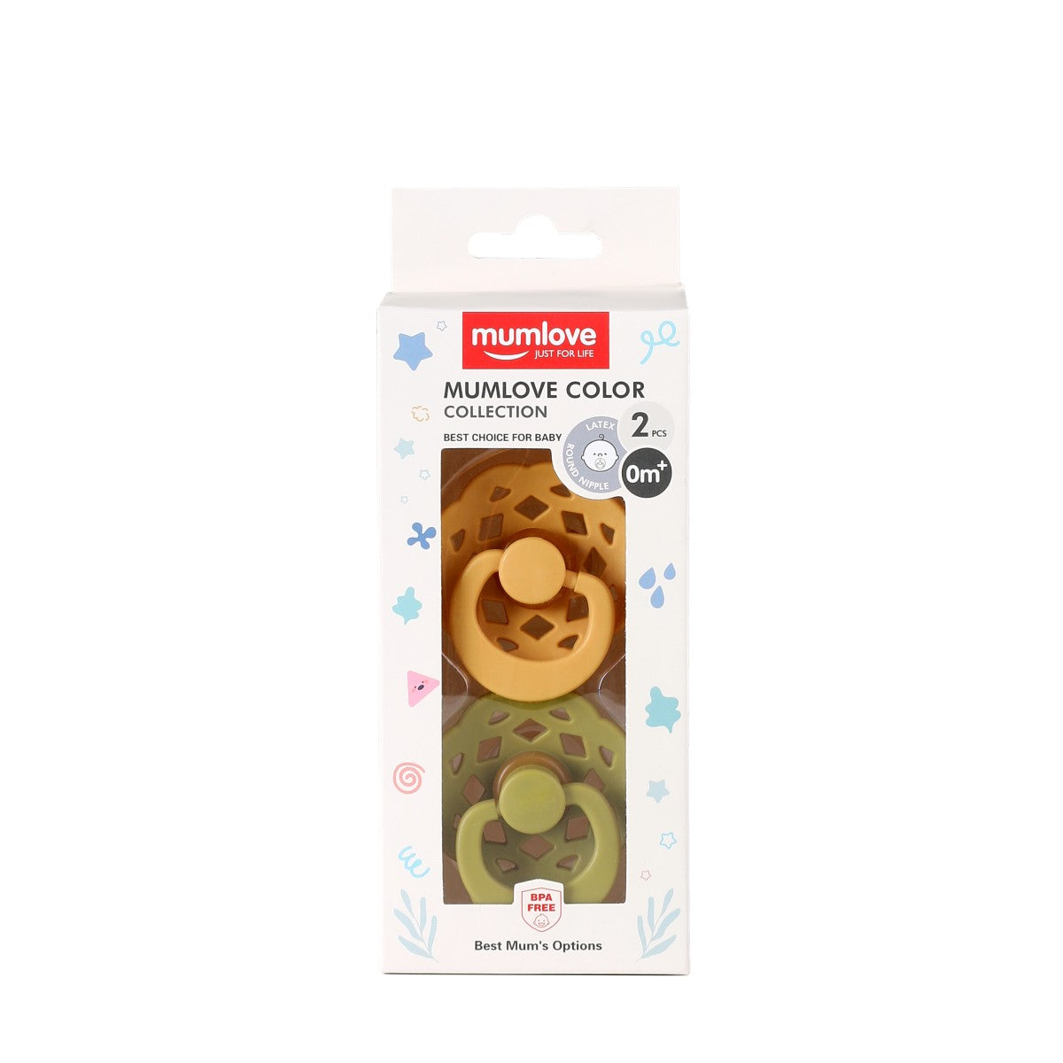 2pcs Hollow Comfort Pacifier