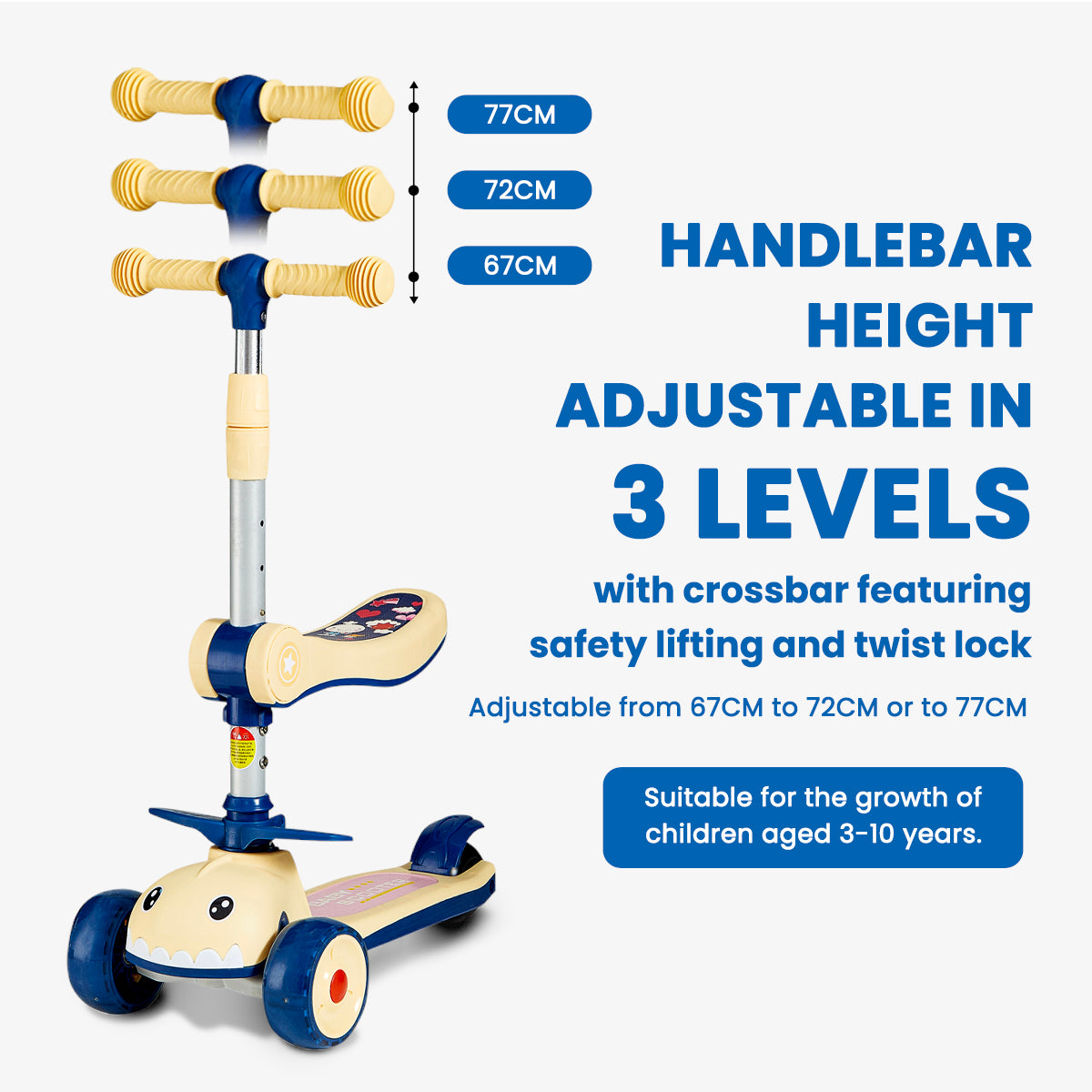 Childrens 3-in-1 Scooter