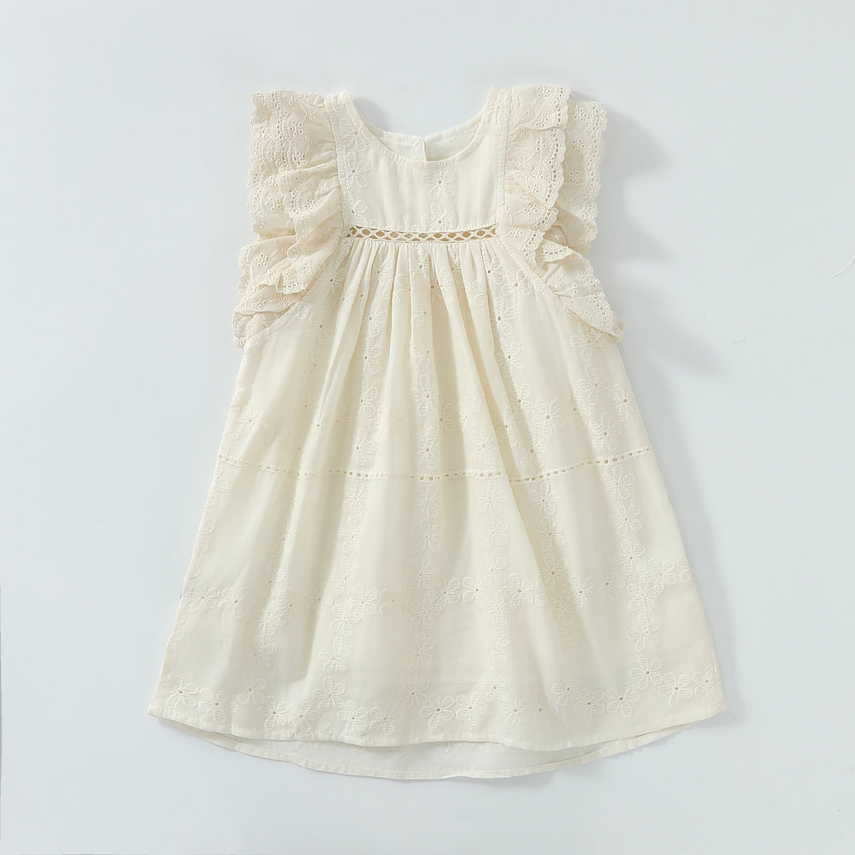 Small Flying Sleeve Lace Dress