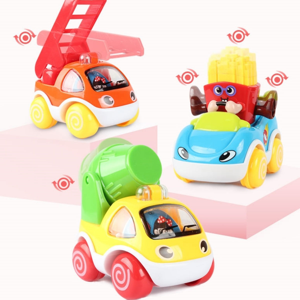 Fire engineering vehicles toys