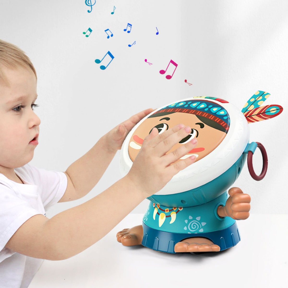 Dancing clapping drum