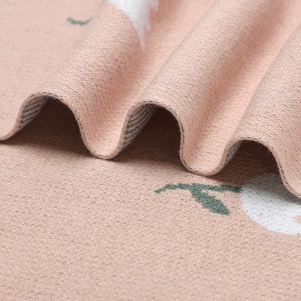 Baby knitted blanket cover