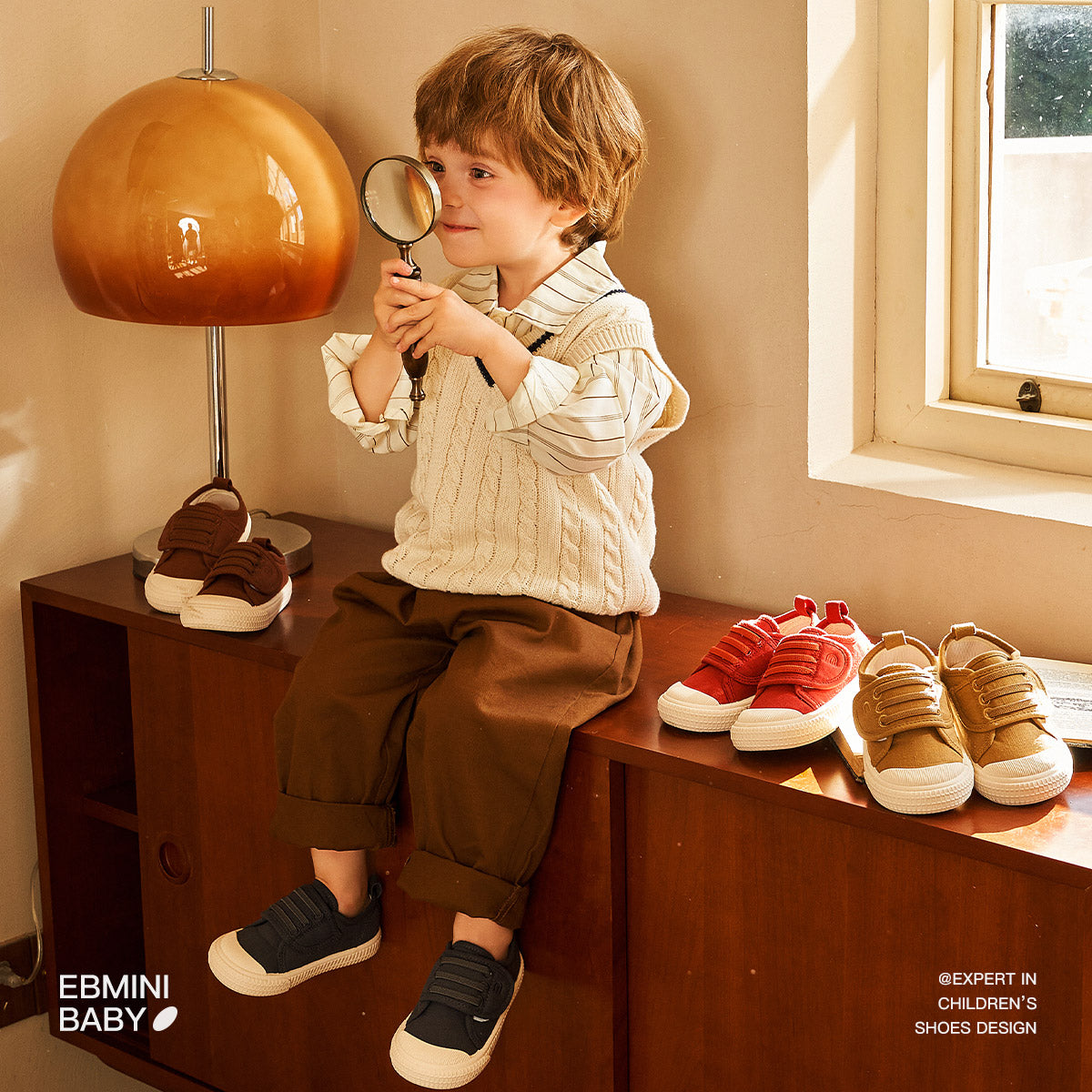 Anti slip Breathable Canvas First Walker Shoes