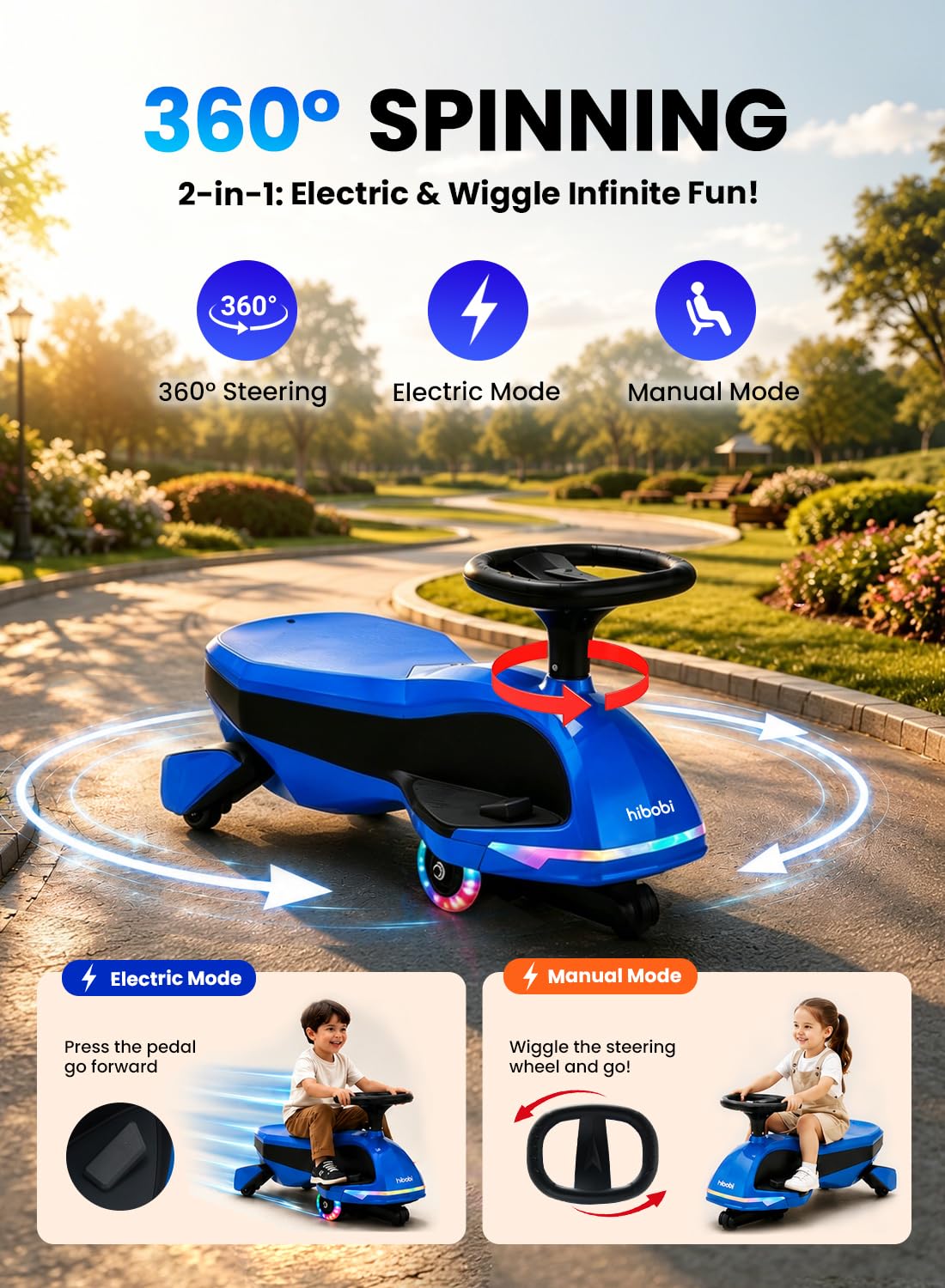 Hibobi Electric Wiggle Car