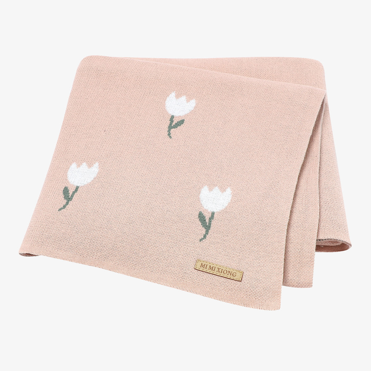 Baby knitted blanket cover