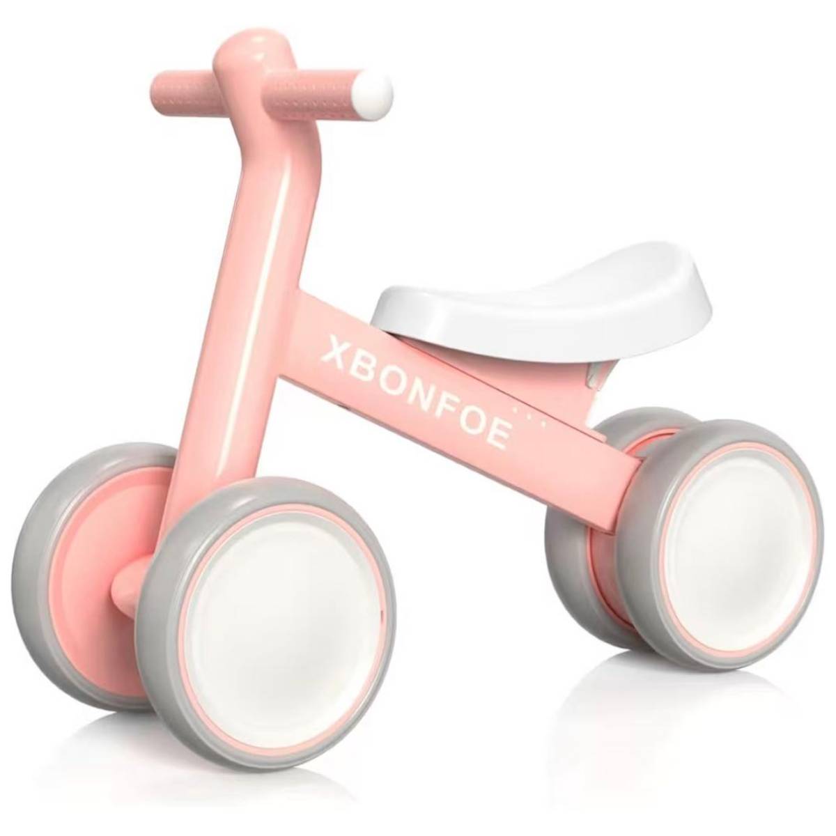 Baby Balance Bike for 1 Year Old Boys Girls, 10-24 Month Toddler Balance Bike, Baby Bike with No Pedal 4 Silence Wheels, First Ride on Toys with Adjustable Soft Seat, First Birthday Gifts