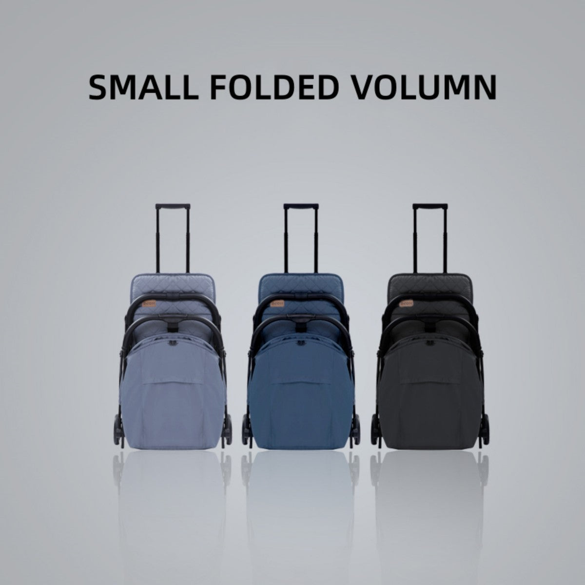 Baby Stroller with Reclining and Shock Absorption