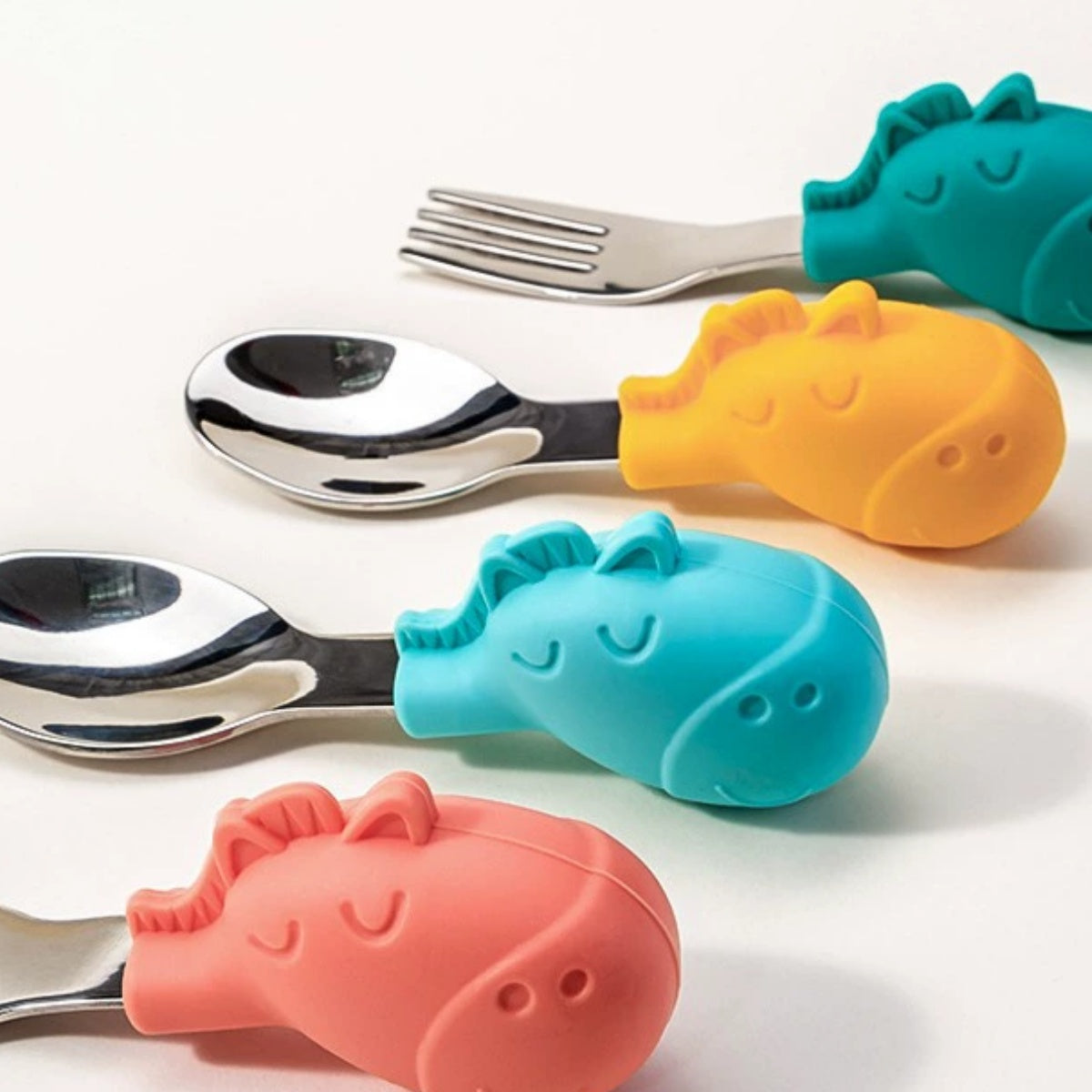 Dinosaur Stainless Steel Scoop