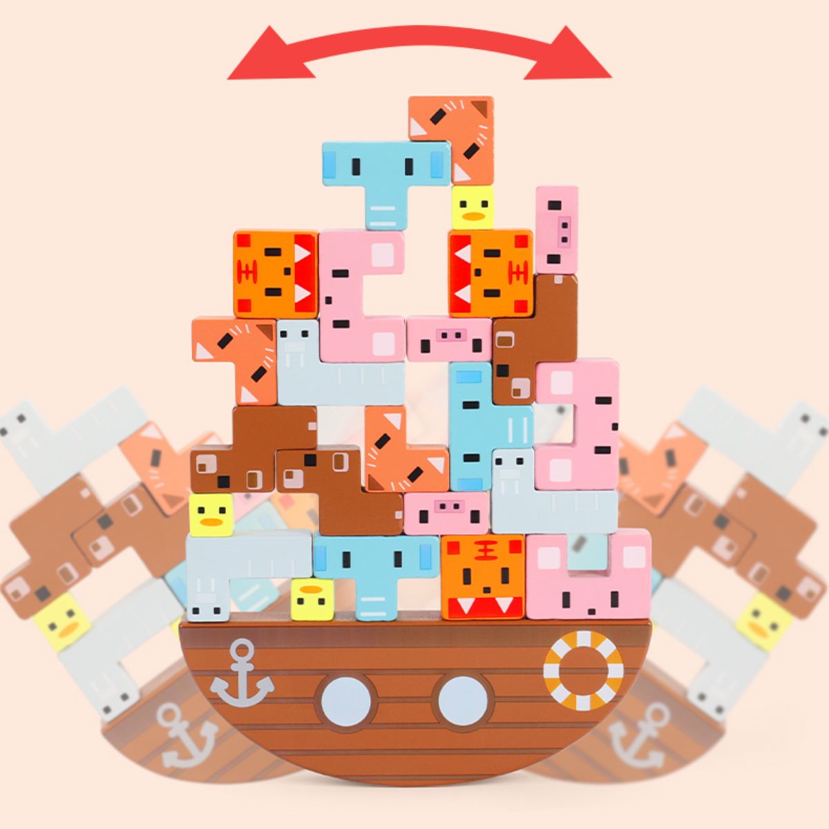 Animal balance stacking