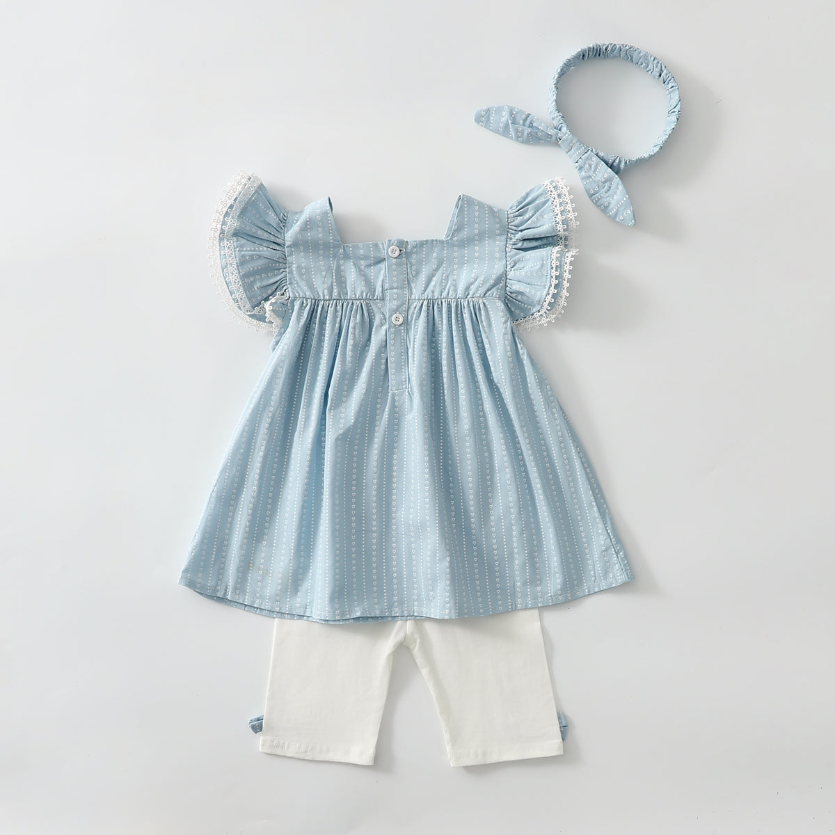 Sleeveless water drop two piece suit