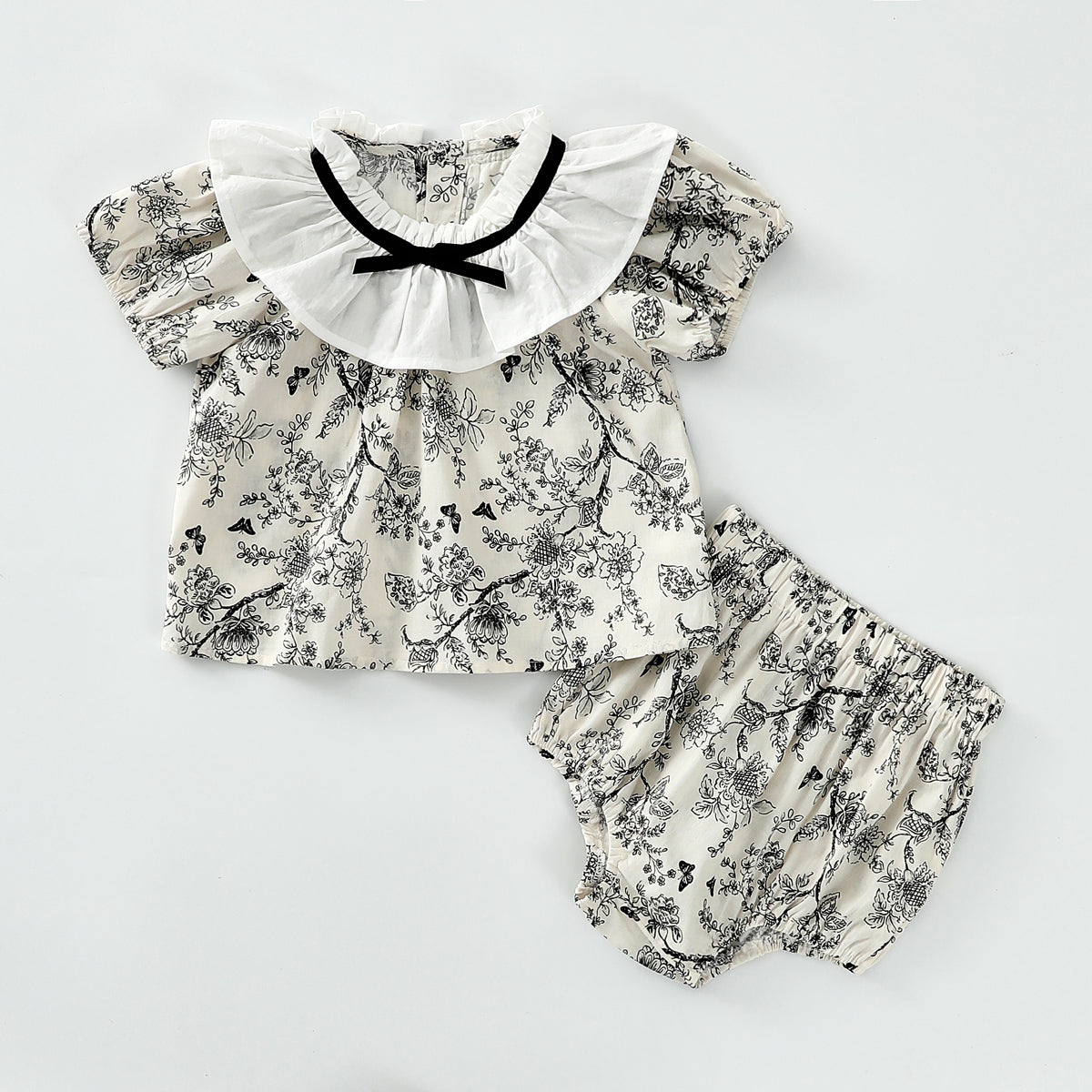 Babydoll floral suit