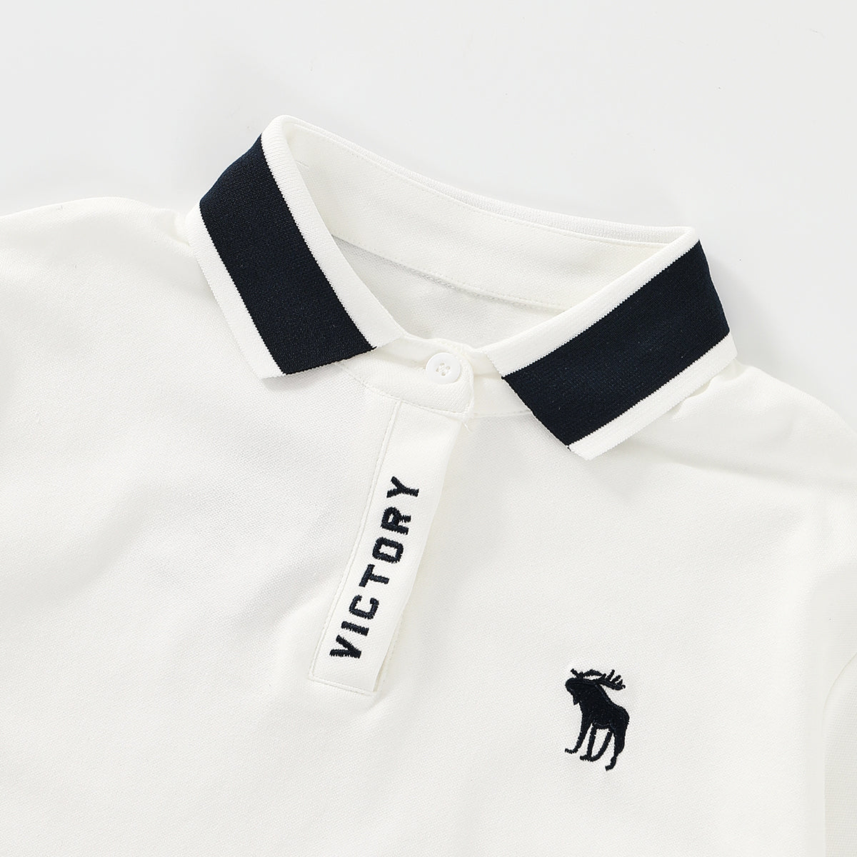 Deer Embroidery Polo Shirt