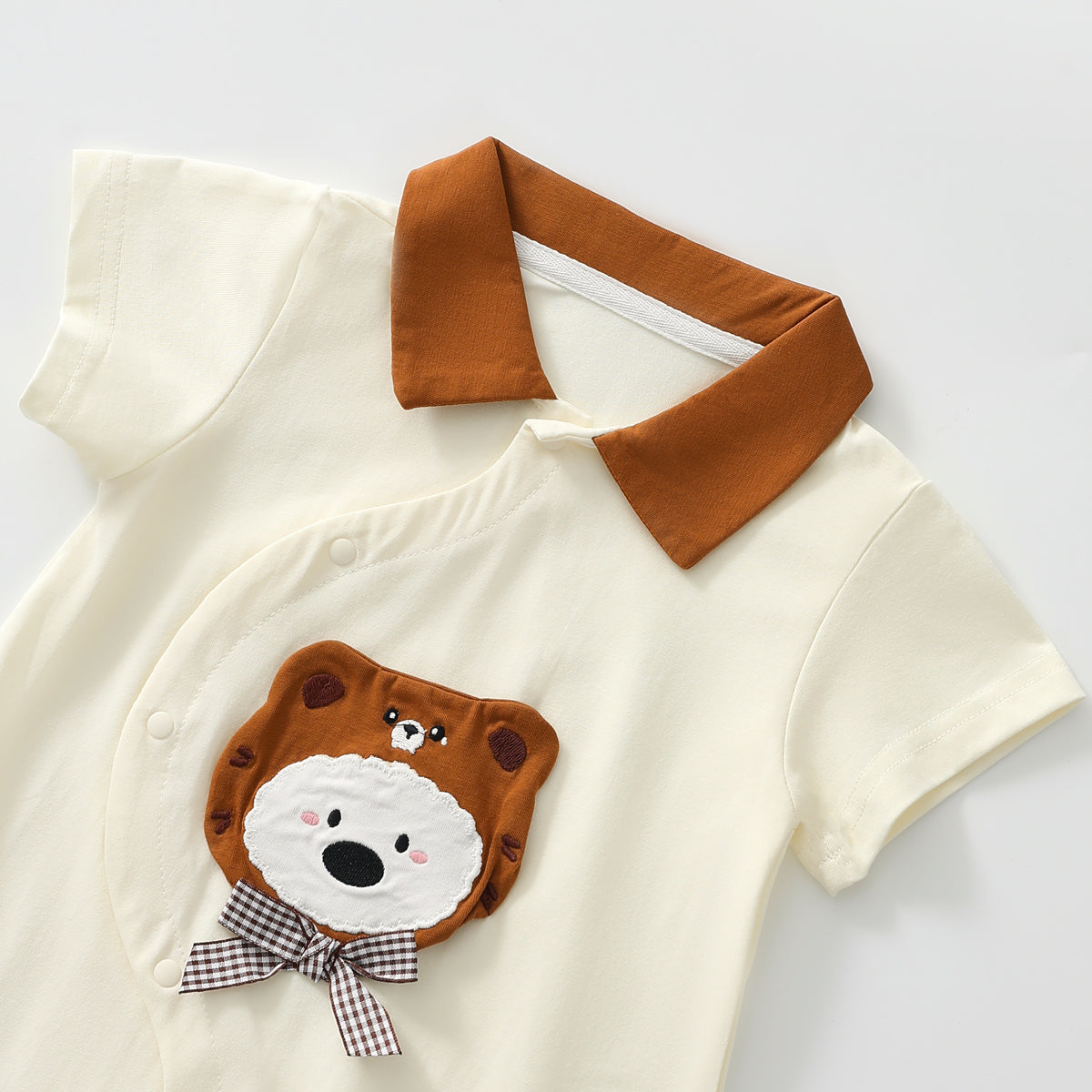 Bear lapel bodysuit