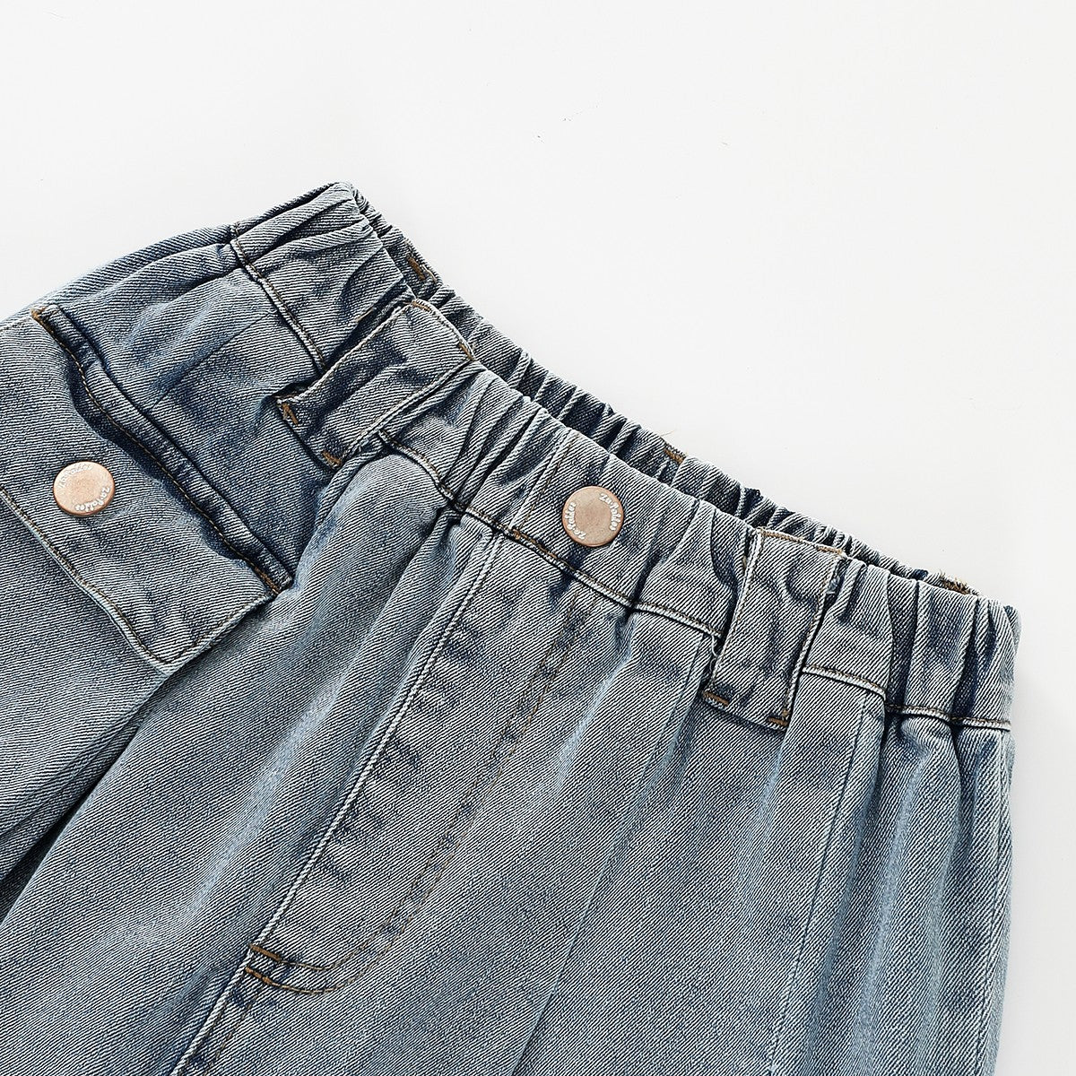 Large Pocket Denim Skirt