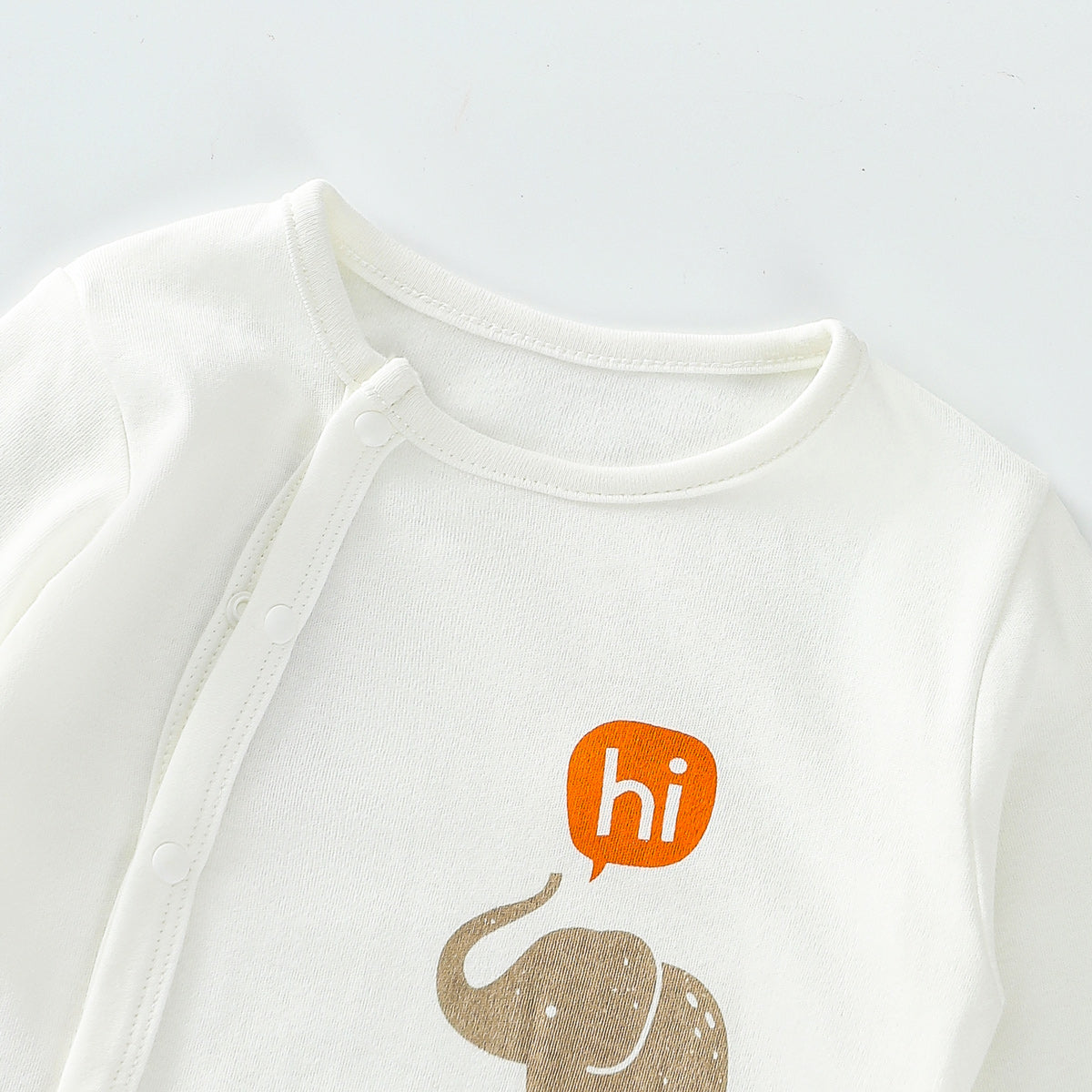 Boneless baby elephant romper