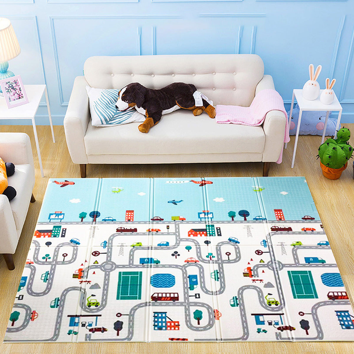 وسادة زاحفة قابلة للطي