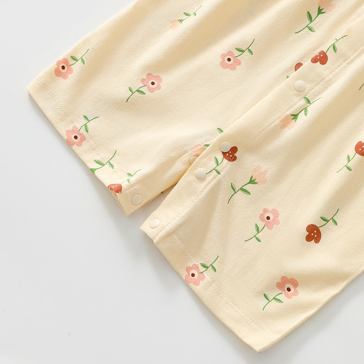 Small flower print romper