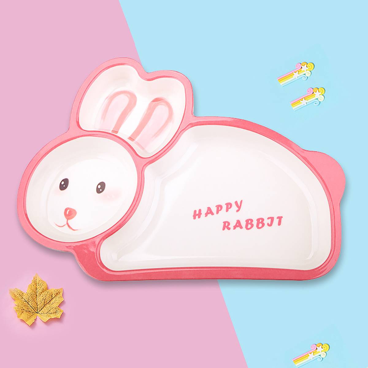 Heat-resistant Children Feeding Plate