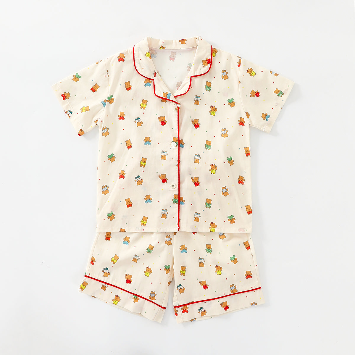 Colorful Bear All-Over Print Homewear Set