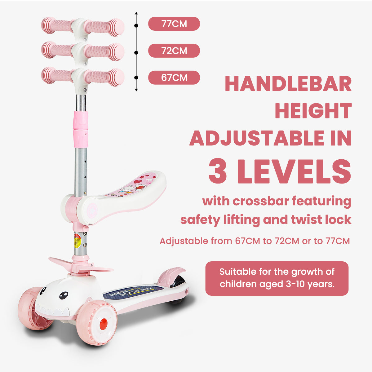 Childrens 3-in-1 Scooter