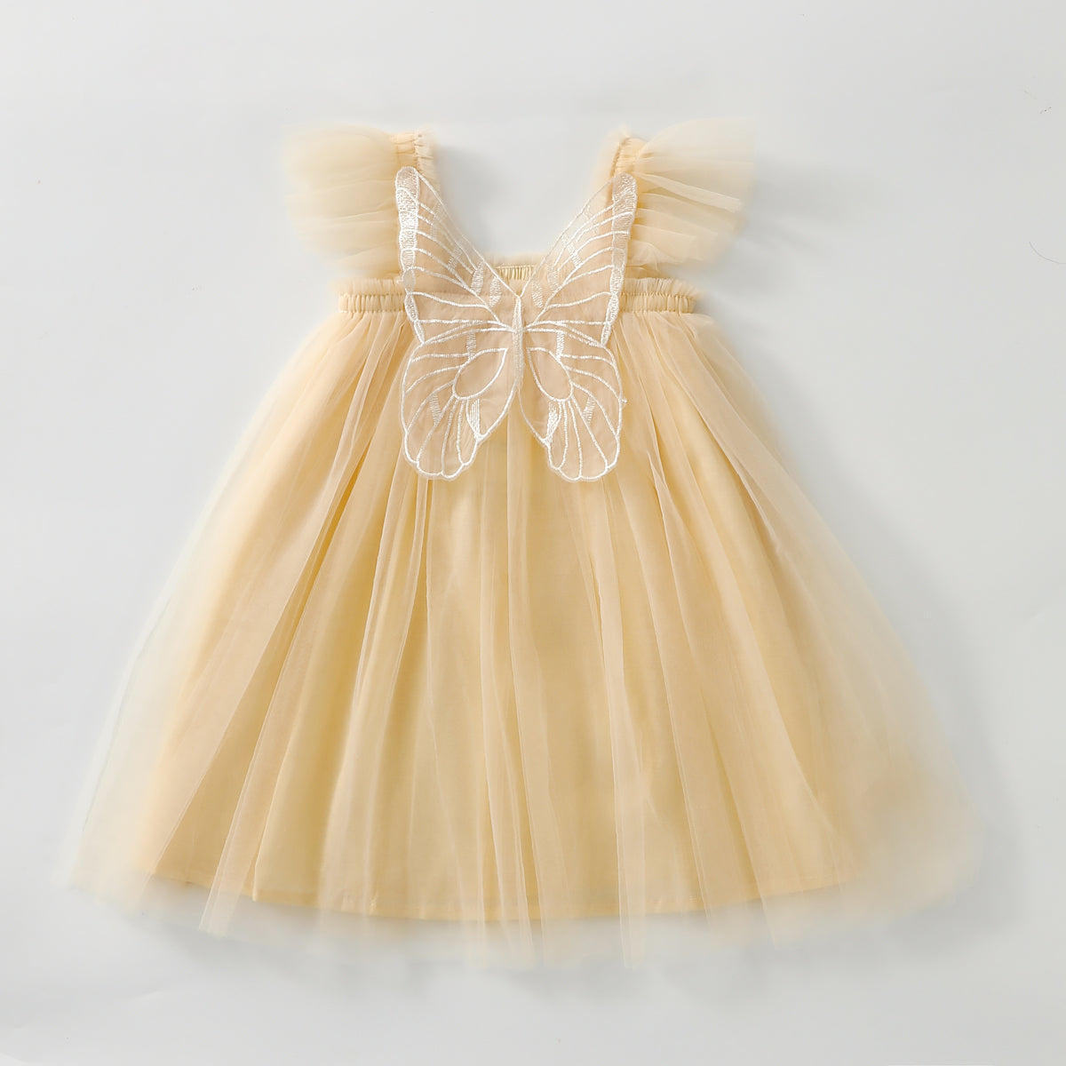 فستان شبكي بأجنحة الفراشة