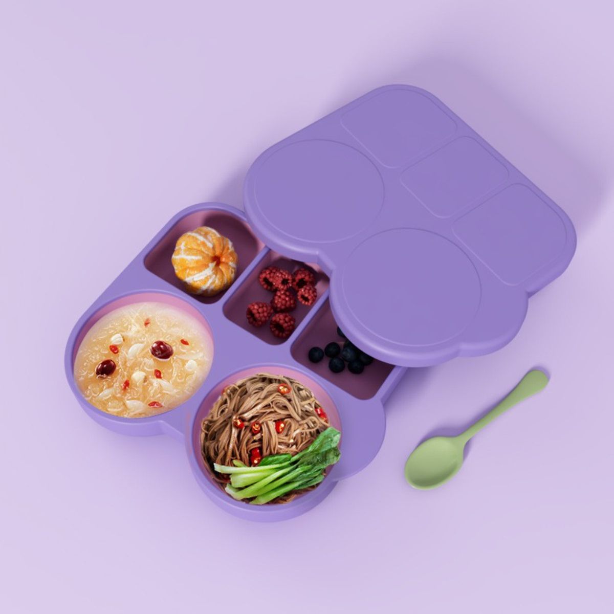 Silicone dinner plate