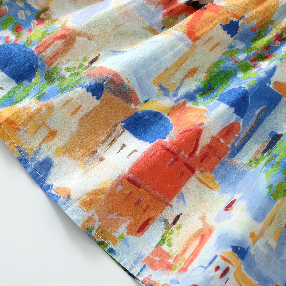 Mushroom flower print dress