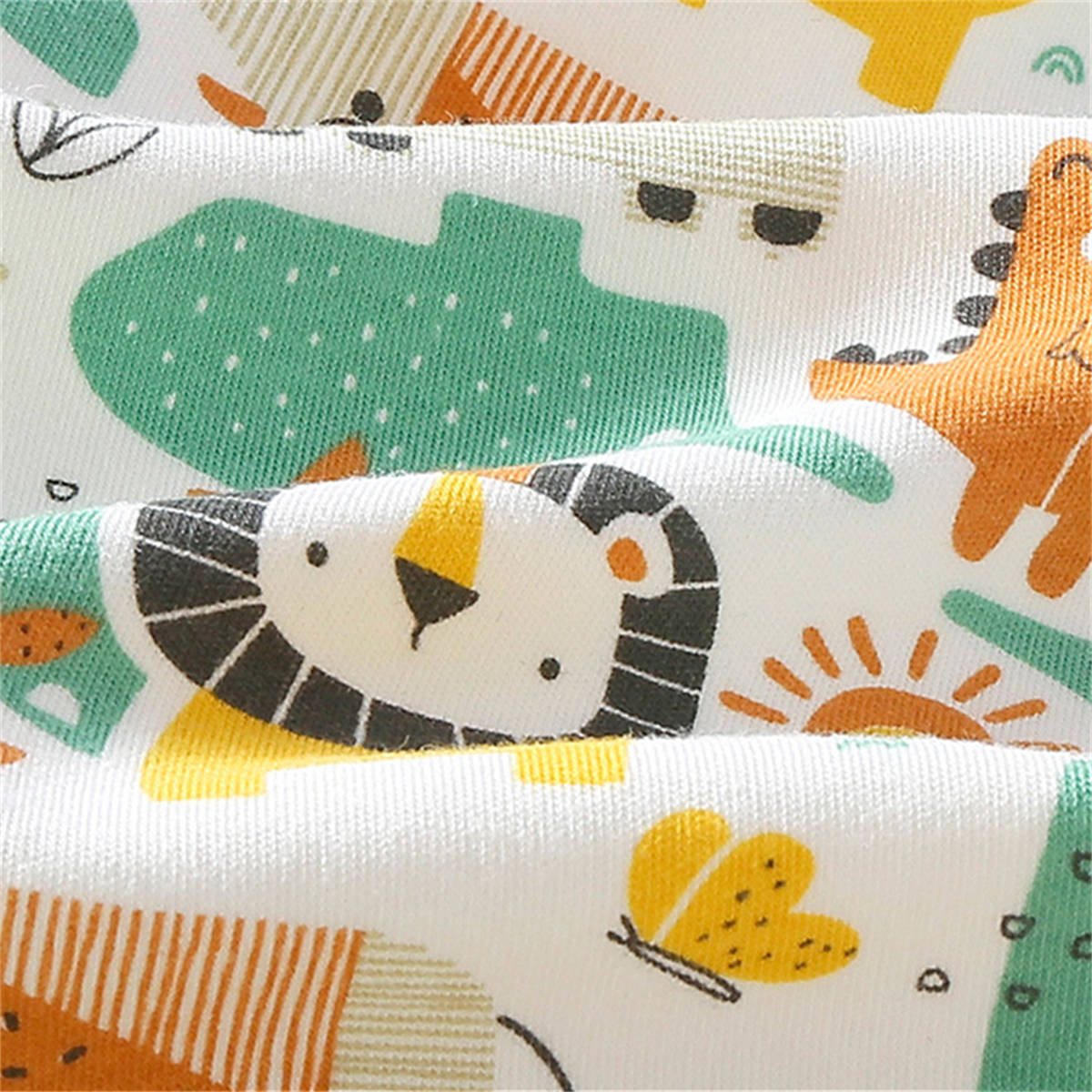 Boys Cotton Long-Sleeved Romper