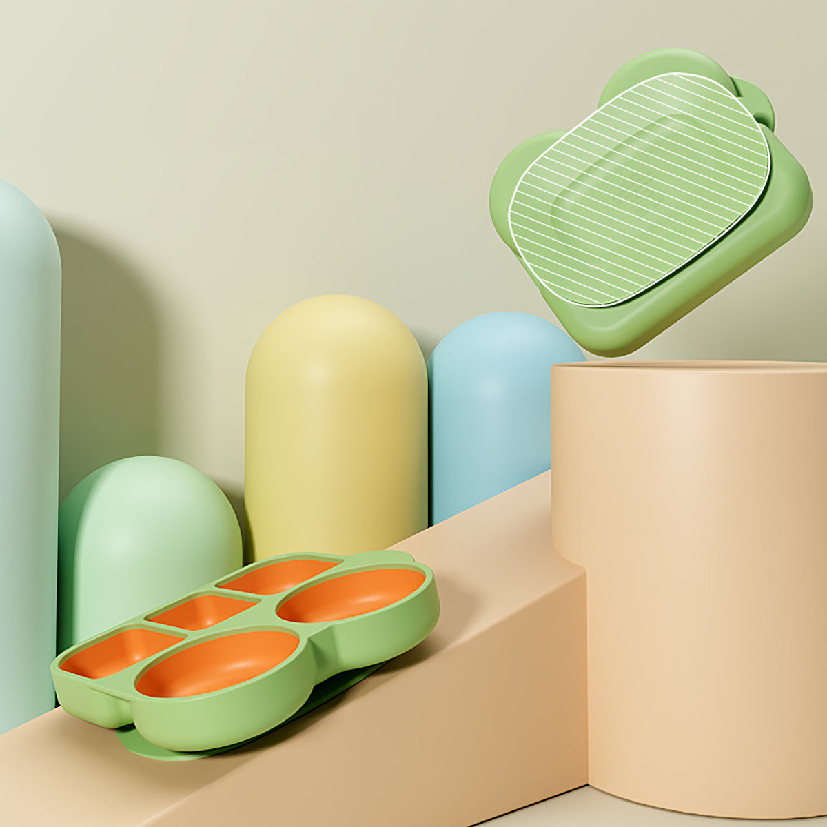 Silicone dinner plate