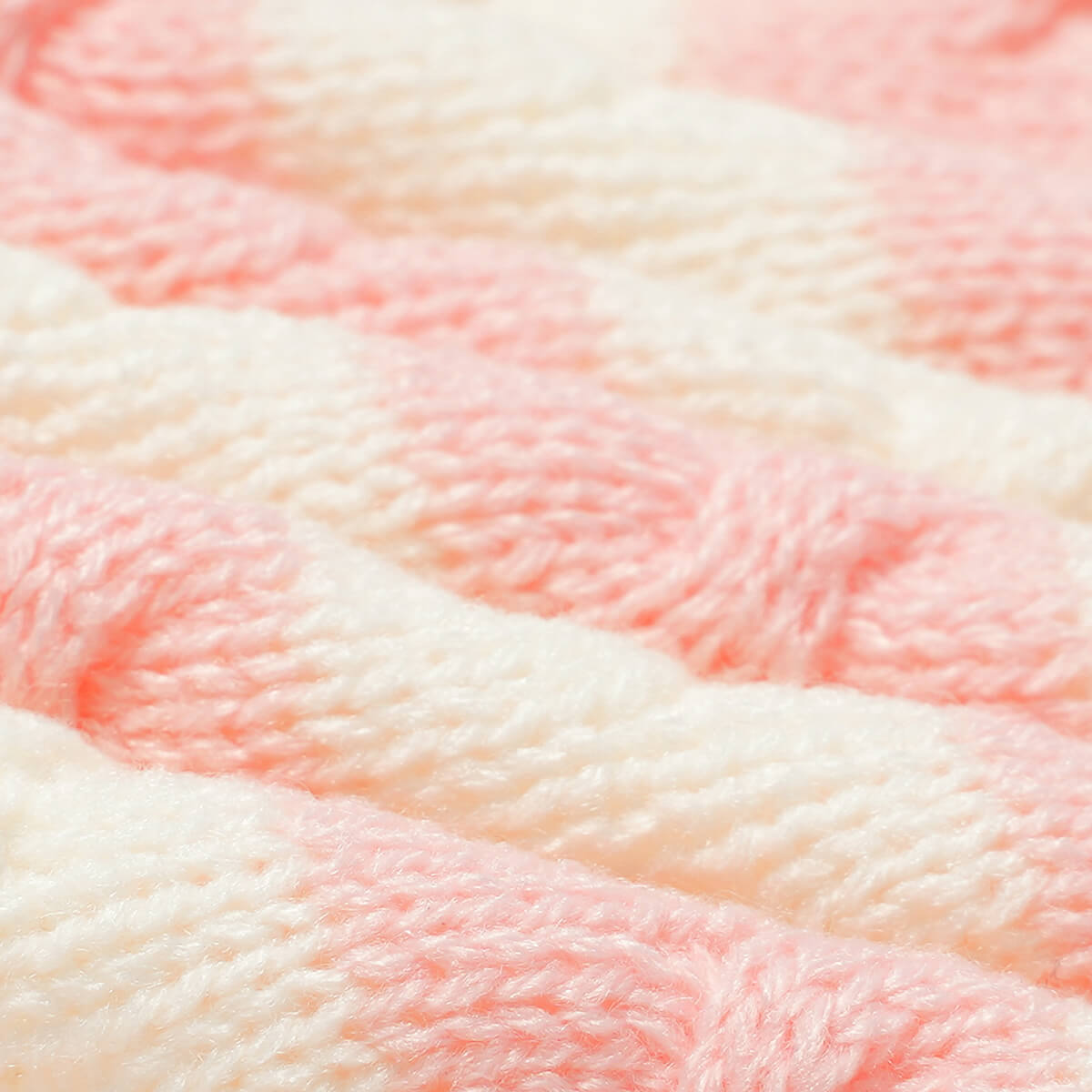 Baby striped velvet throw baby blanket