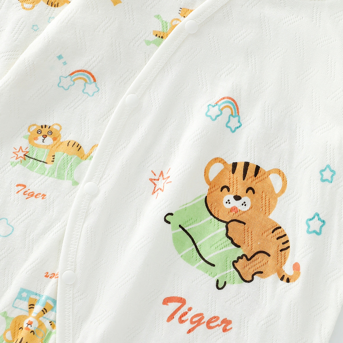 Simple Animal Print Romper