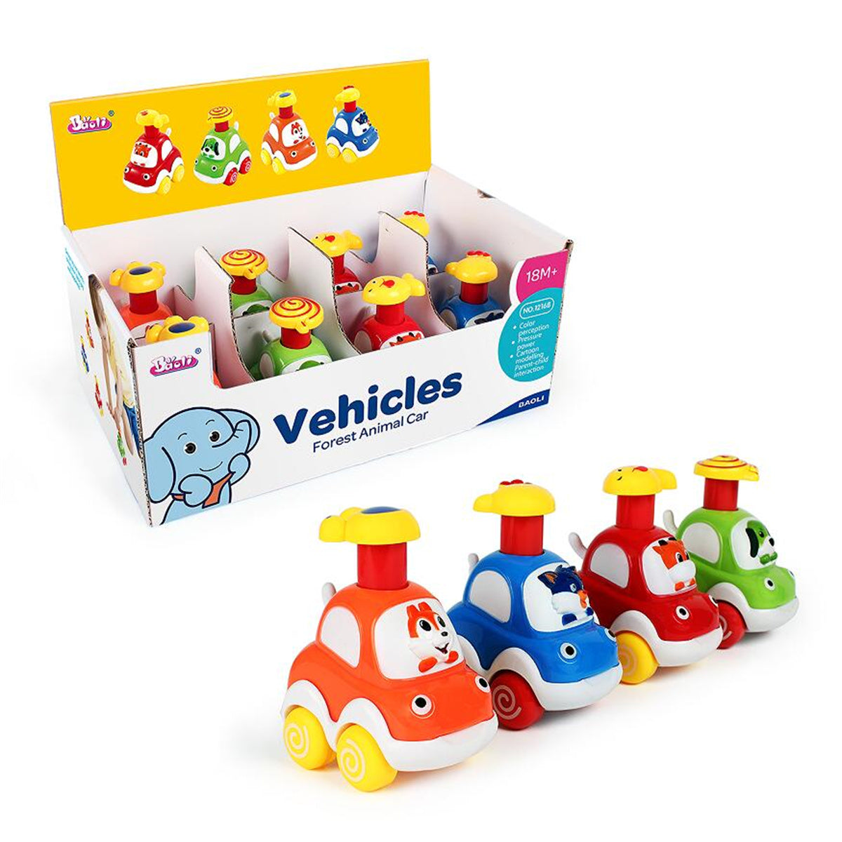 Forest Animal Car Set (8 pcs)
