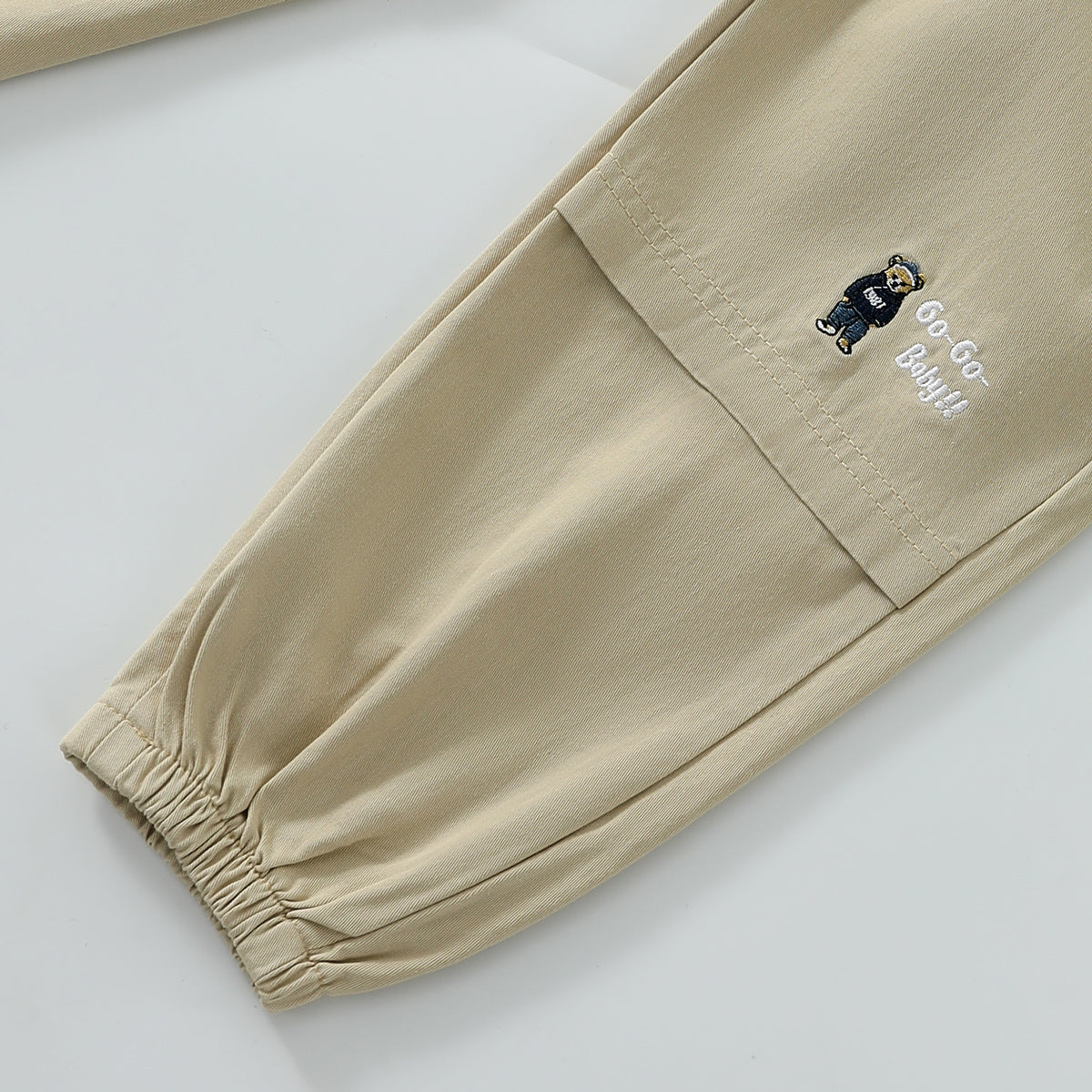 Cartoon embroidered trousers