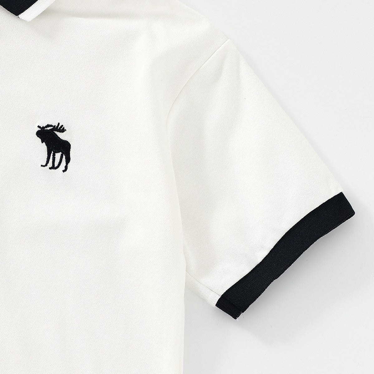 Deer Embroidery Polo Shirt
