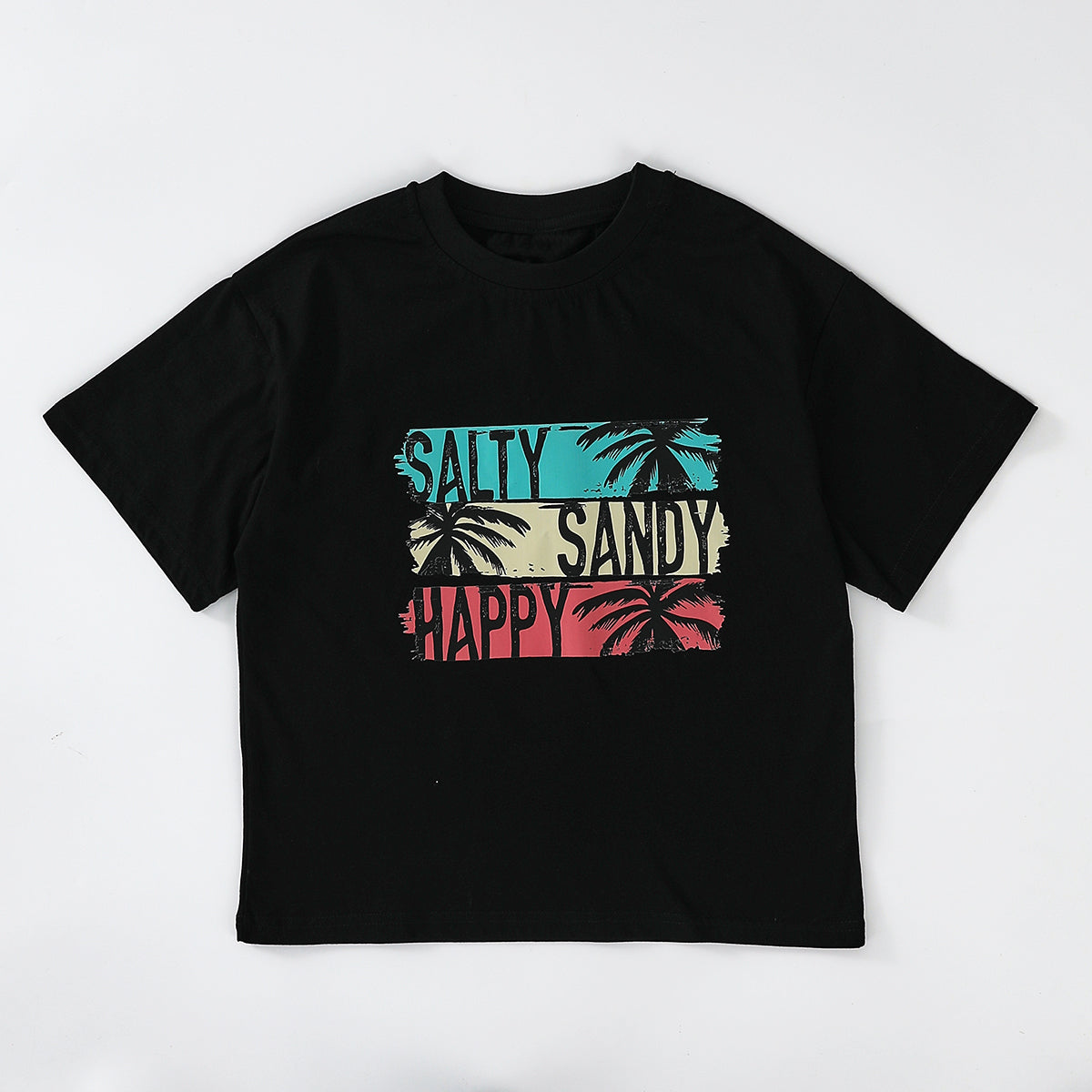 Coconut Tree Print T-Shirt