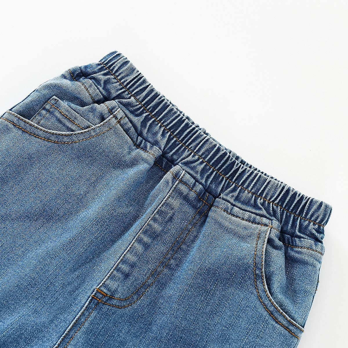 Heart Detail Denim Pants