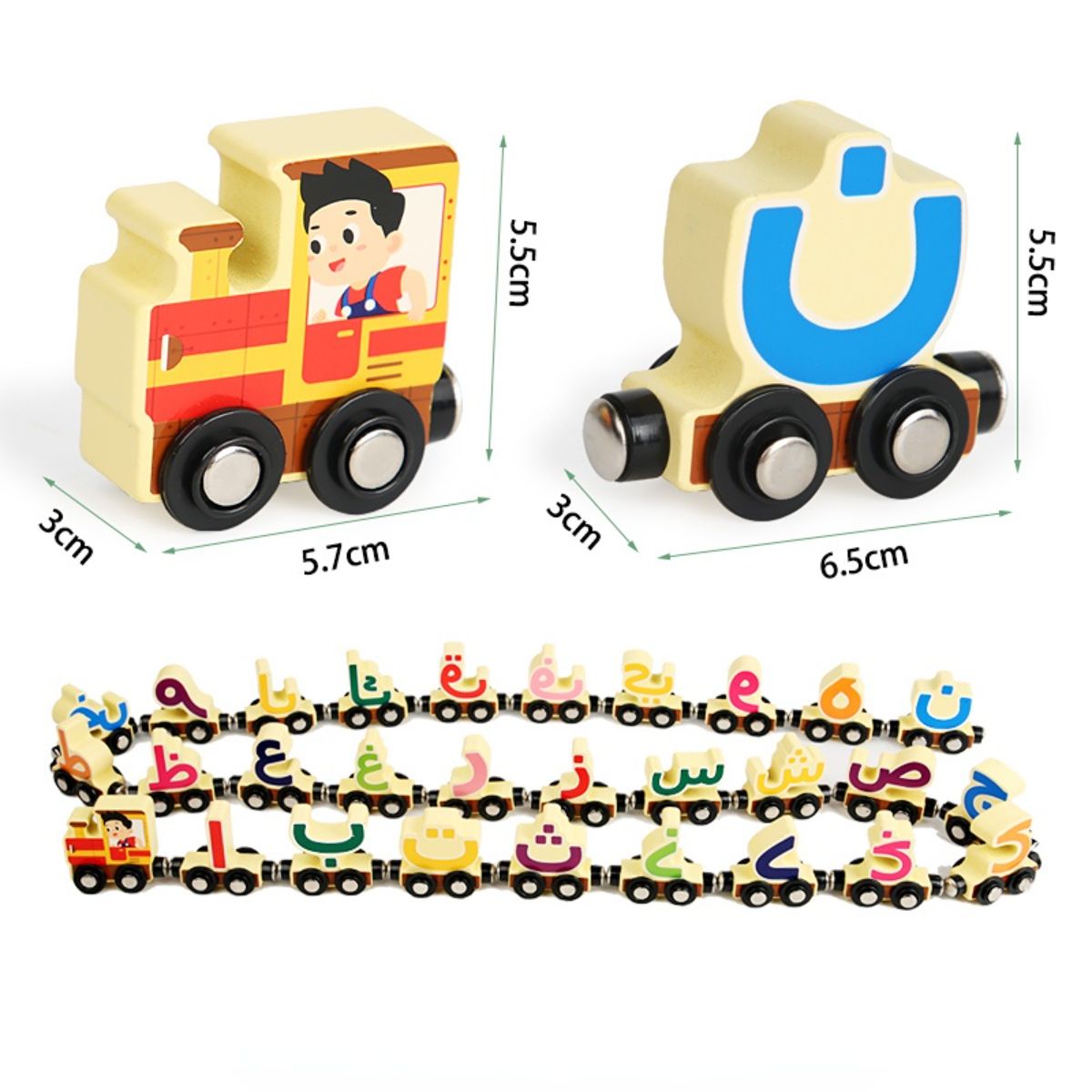 Arabic magnetic train