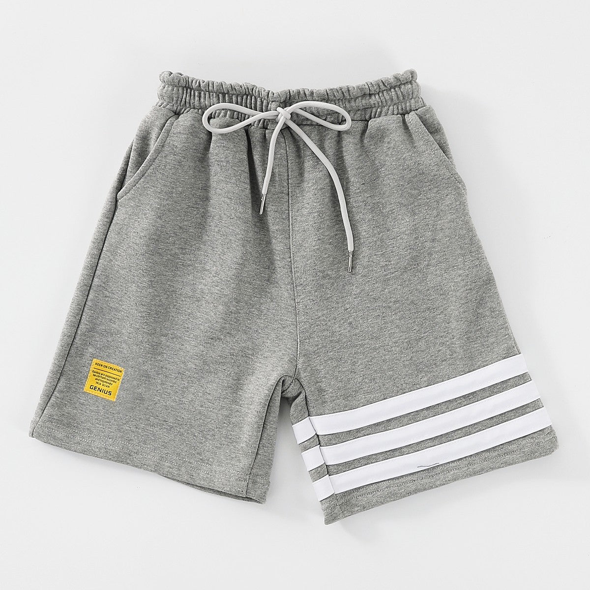 Boy Color Block Print Shorts