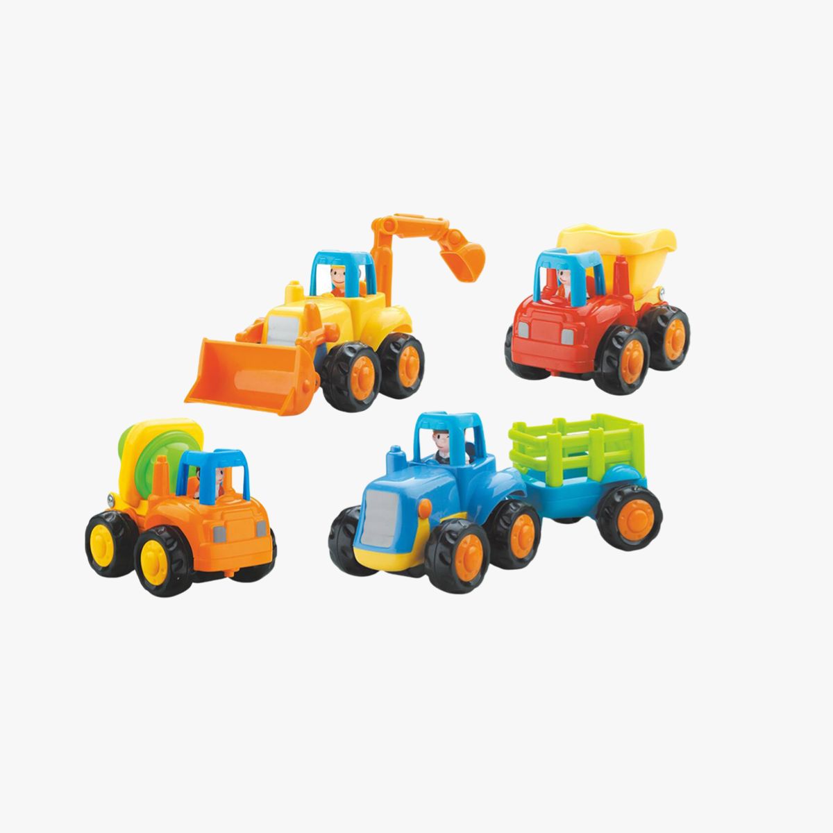 Construction vehicle toy set