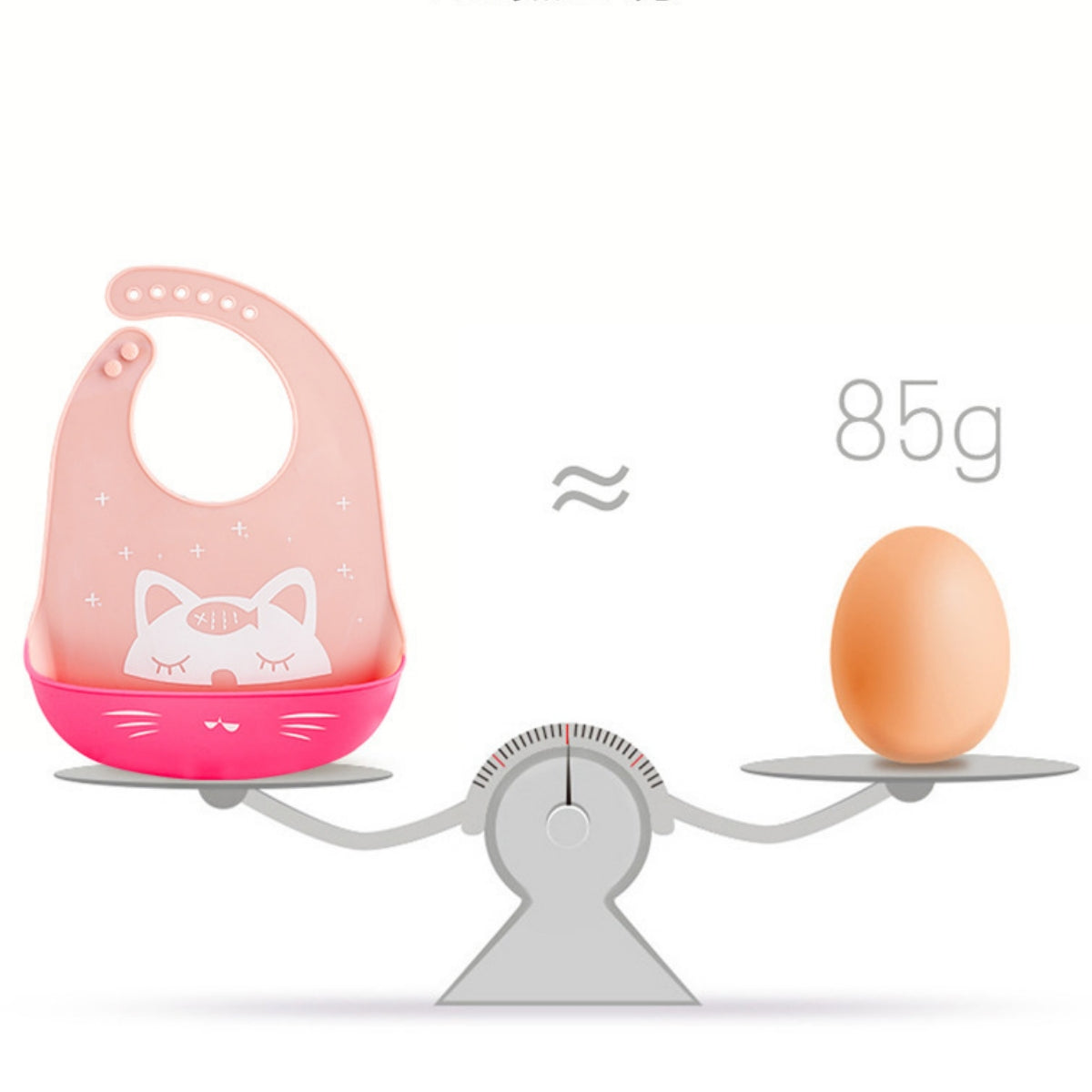 Dustproof waterproof baby silicone bibs