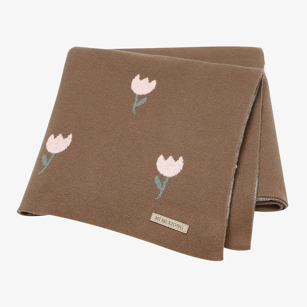 Baby knitted blanket cover