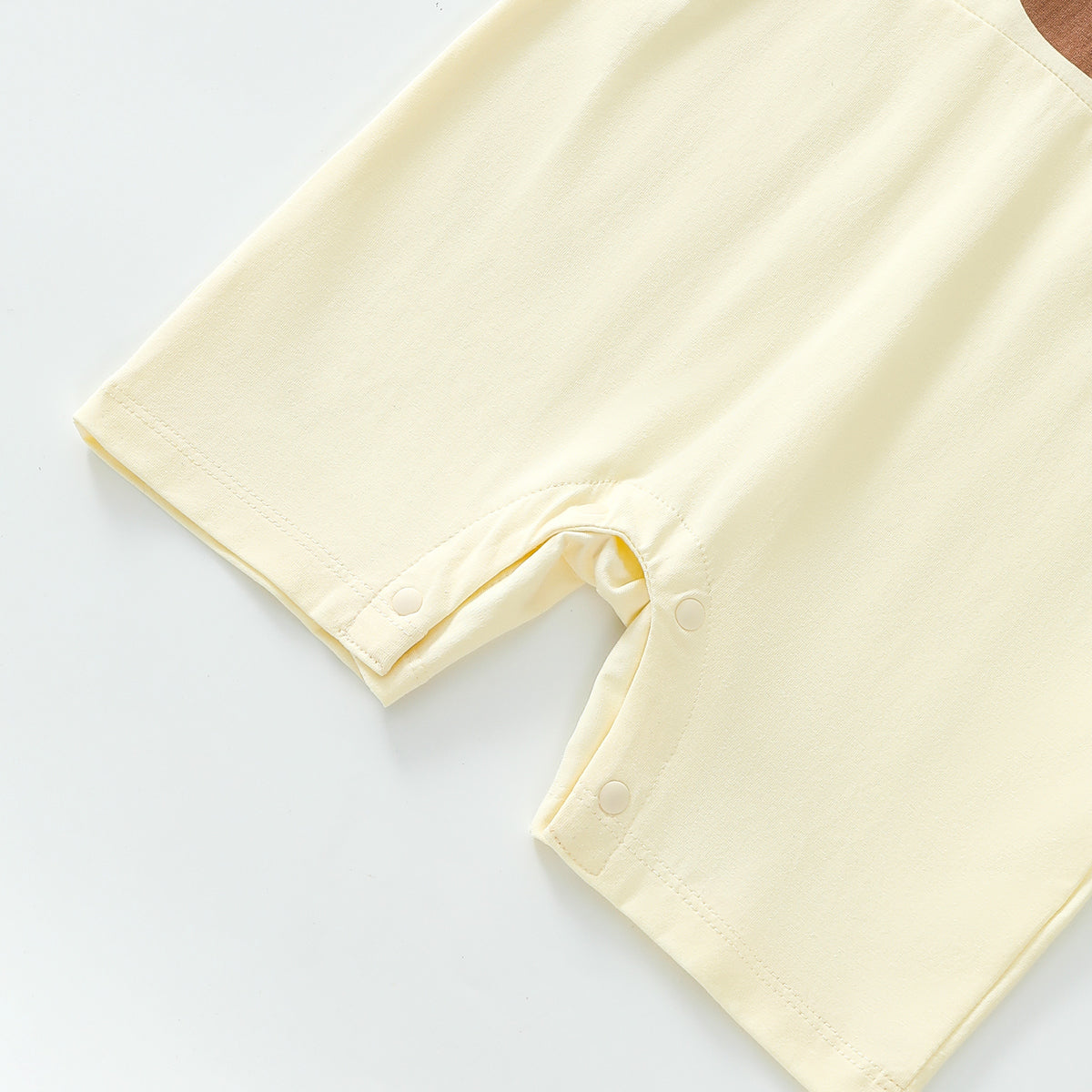 Little brown bear fake two piece romper