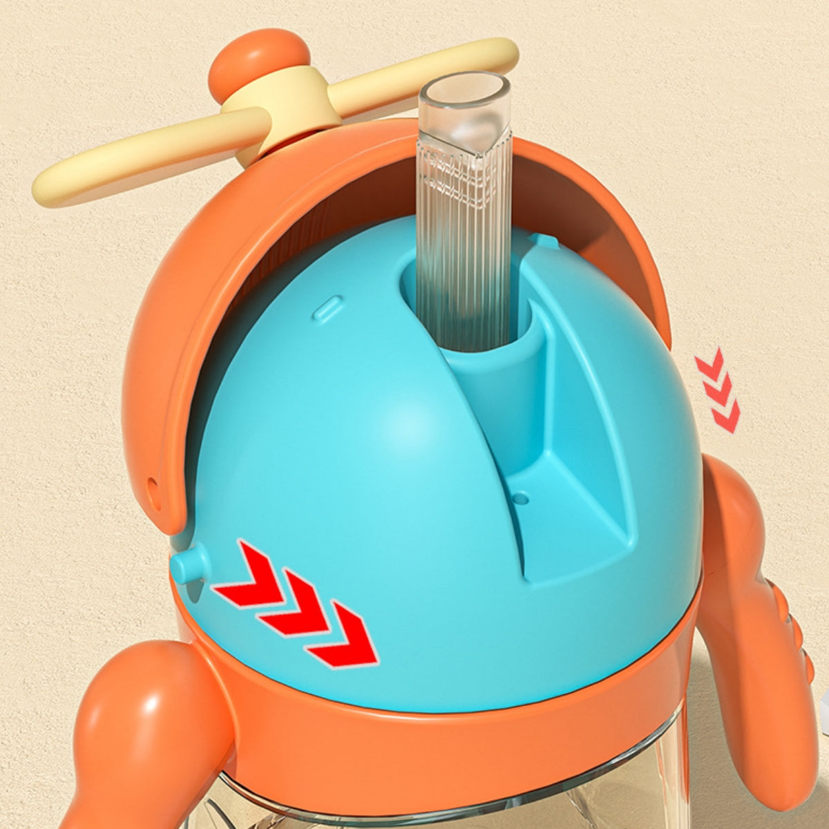 300ml Shatterproof and Easy-to-Clean Straw Cup