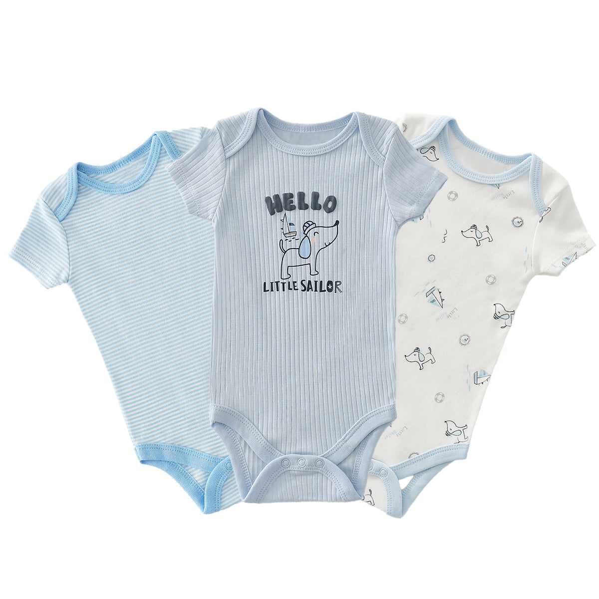 infant summer rompers 3-Pack Premium Cotton Baby Bodysuits