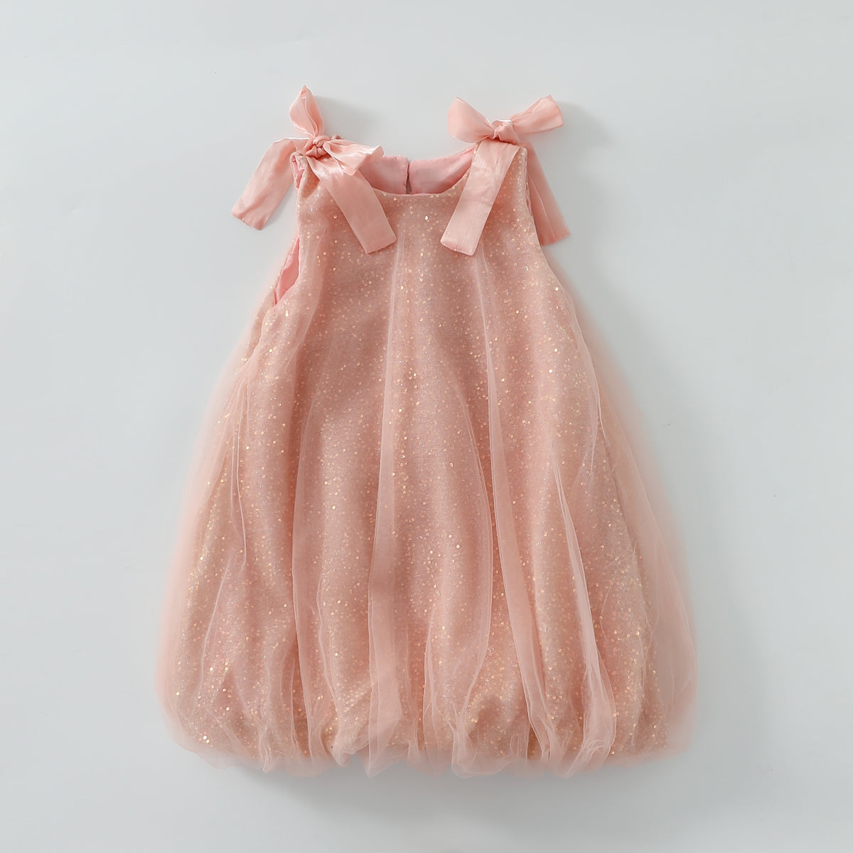 Girls sleeveless princess sequin dress