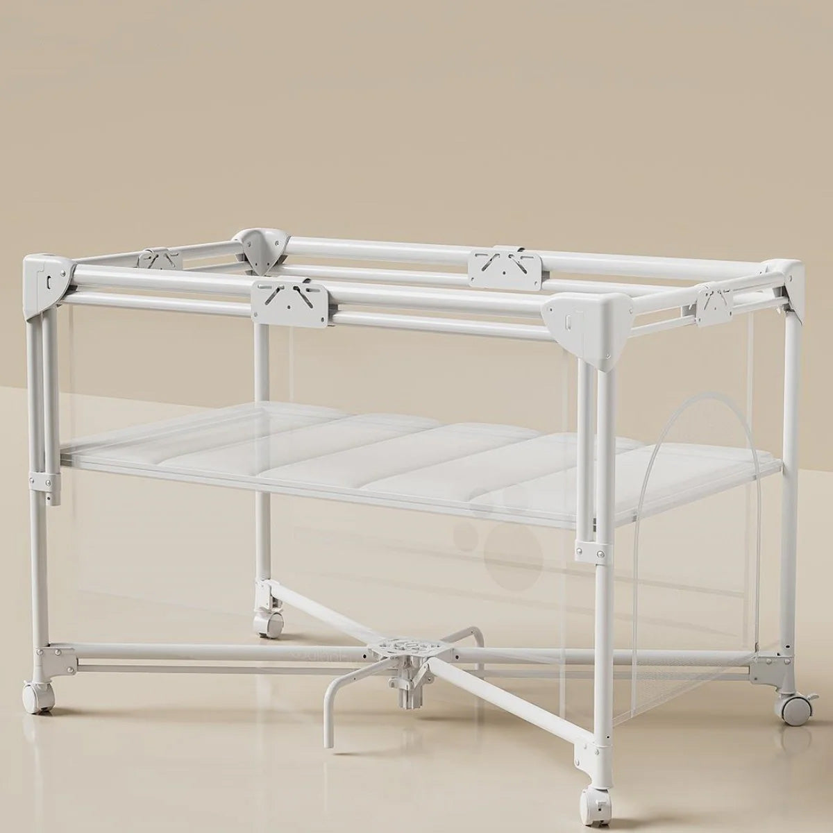 Foldable Outdoor Baby Crib with Mosquito Net